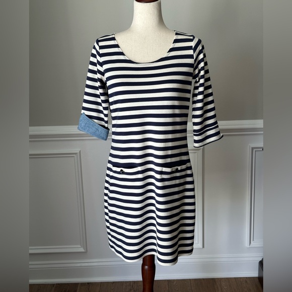 Joules Mariners Grade Remy Stripe Dress size 8 - Picture 2 of 16